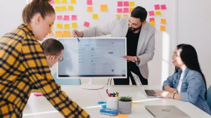 Conveyancers during a team building exercise.